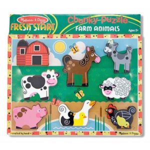 Melissa & Doug Farm Chunky Puzzle 8pieces