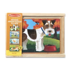 Melissa & Doug Pets Jigsaw Puzzles in a Box