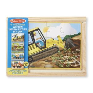 Melissa & Doug Construction Jigsaw Puzzles in a Box