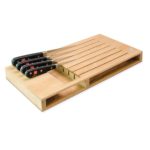 In-drawer knife organiser