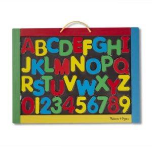 Melissa & Doug Magnetic Chalkboard and Dry-Erase Board