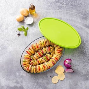 Pyrex Cook & Store Oval Roaster with Lid, 35x24cm