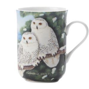 Maxwell & Williams Birds of the World Katherine Castle Mug 300ml Snowy Owls