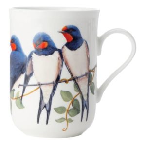 Maxwell & Williams Birds of the World Katherine Castle Mug 300ml Swallows