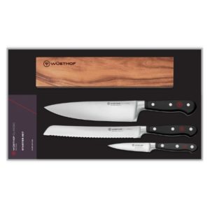 Wüsthof Classic Starter Knife Set with Magnetic Holder, Set of 4