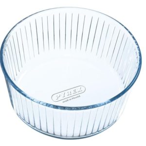 Pyrex Bake & Enjoy Glass Soufflé Dish High Resistance 21cm