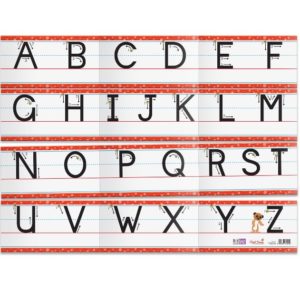 Smart Play Wall Frieze Letter Formation Uppercase Print
