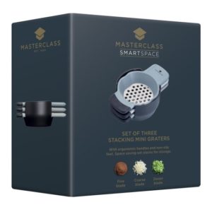 Masterclass Smart Space 3-In-1 Grater Set