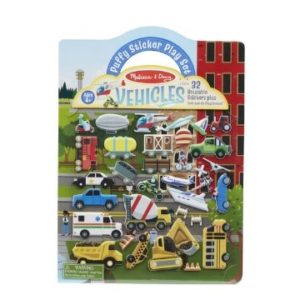 Melissa & Doug Puffy Sticker Play Set Vehicles