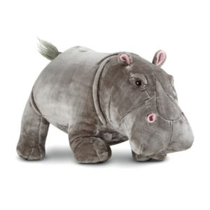 Melissa & Doug Hippopotamus Lifelike Stuffed Animal