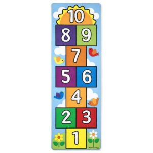 Melissa & Doug Hop & Count Hopscotch Rug