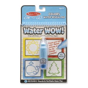 Melissa & Doug Water Wow! Colors & Shapes Water Reveal Pad On the Go Travel Activity