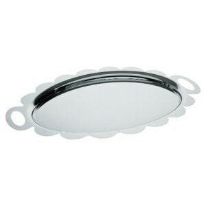 Alessi Recinto Oval Tray Silver