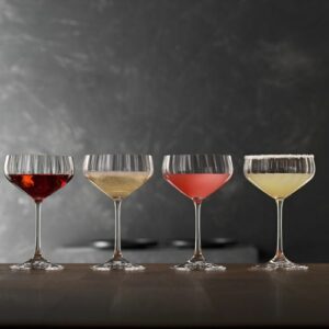 Spiegelau LifeStyle Coupe Champagne & Cocktail Glasses, Set of 4