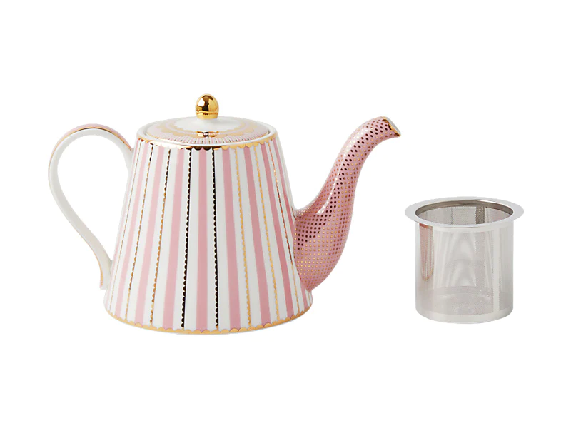 Maxwell & Williams Teas & C's Regency Teapot With Infuser Pink, 1 Litre - Image 2