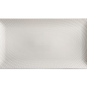 Maxwell & Williams White Basics Diamonds Rectangular Platter, 35cm