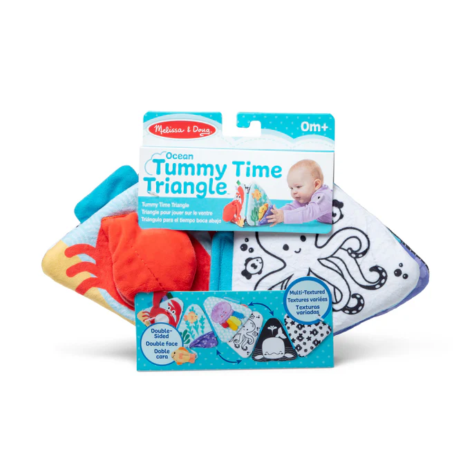 Melissa & Doug Ocean Tummy Time Triangle Baby Toy - Image 4