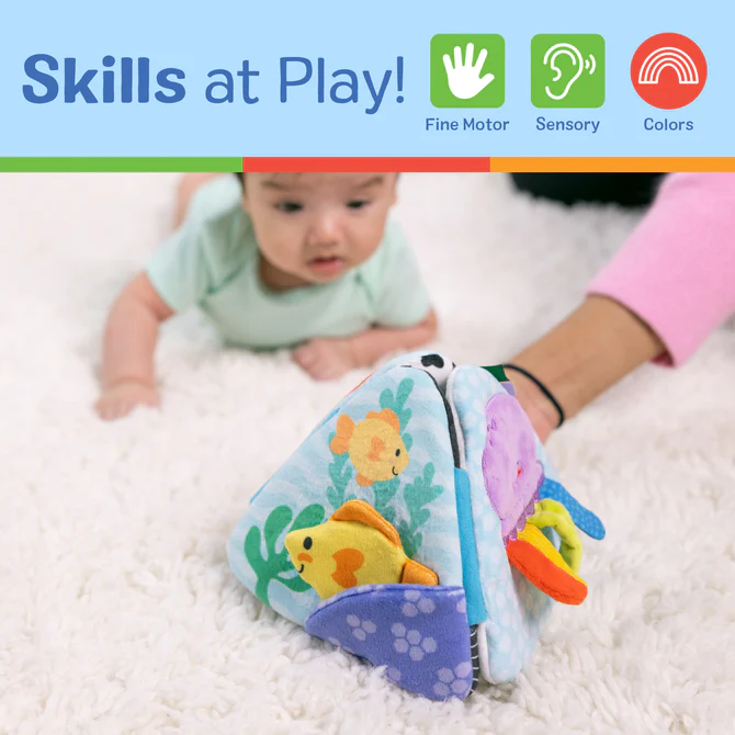 Melissa & Doug Ocean Tummy Time Triangle Baby Toy - Image 5