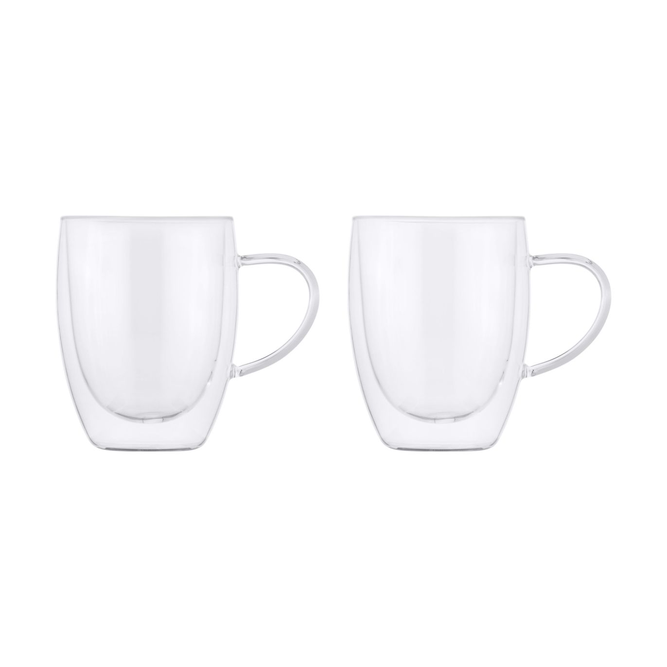 Maxwell & Williams Blend Double Wall Glass Mugs, Set of 2