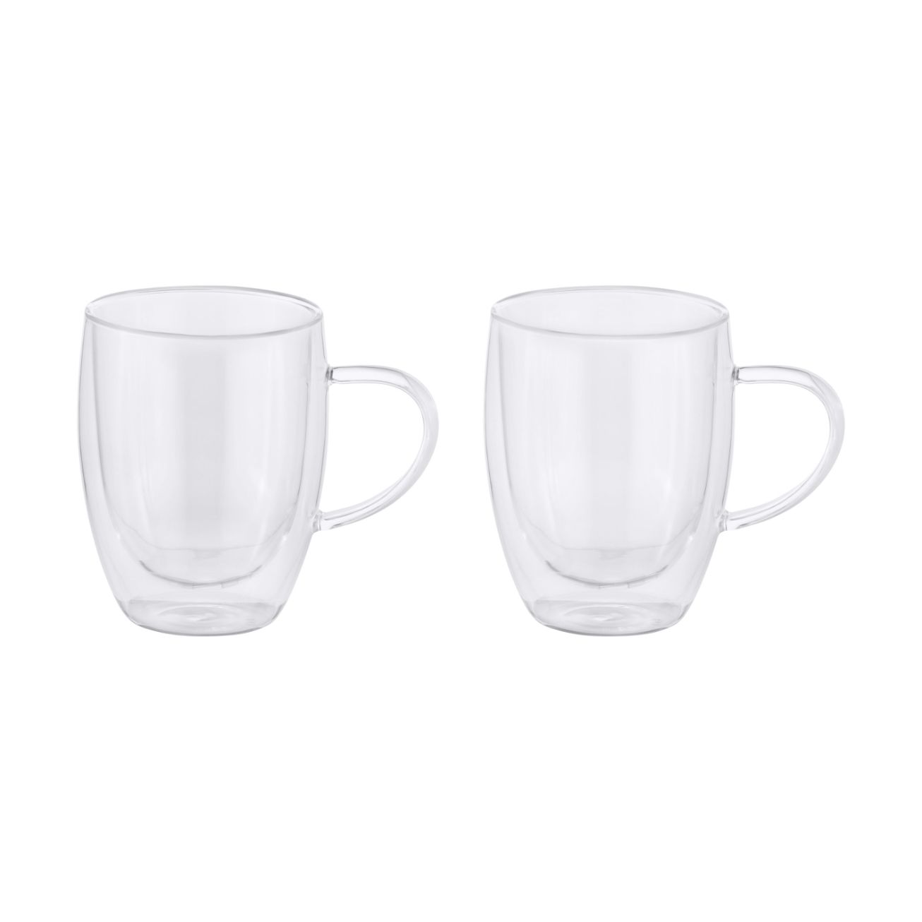 Maxwell & Williams Blend Double Wall Glass Mugs, Set of 2 - Image 2