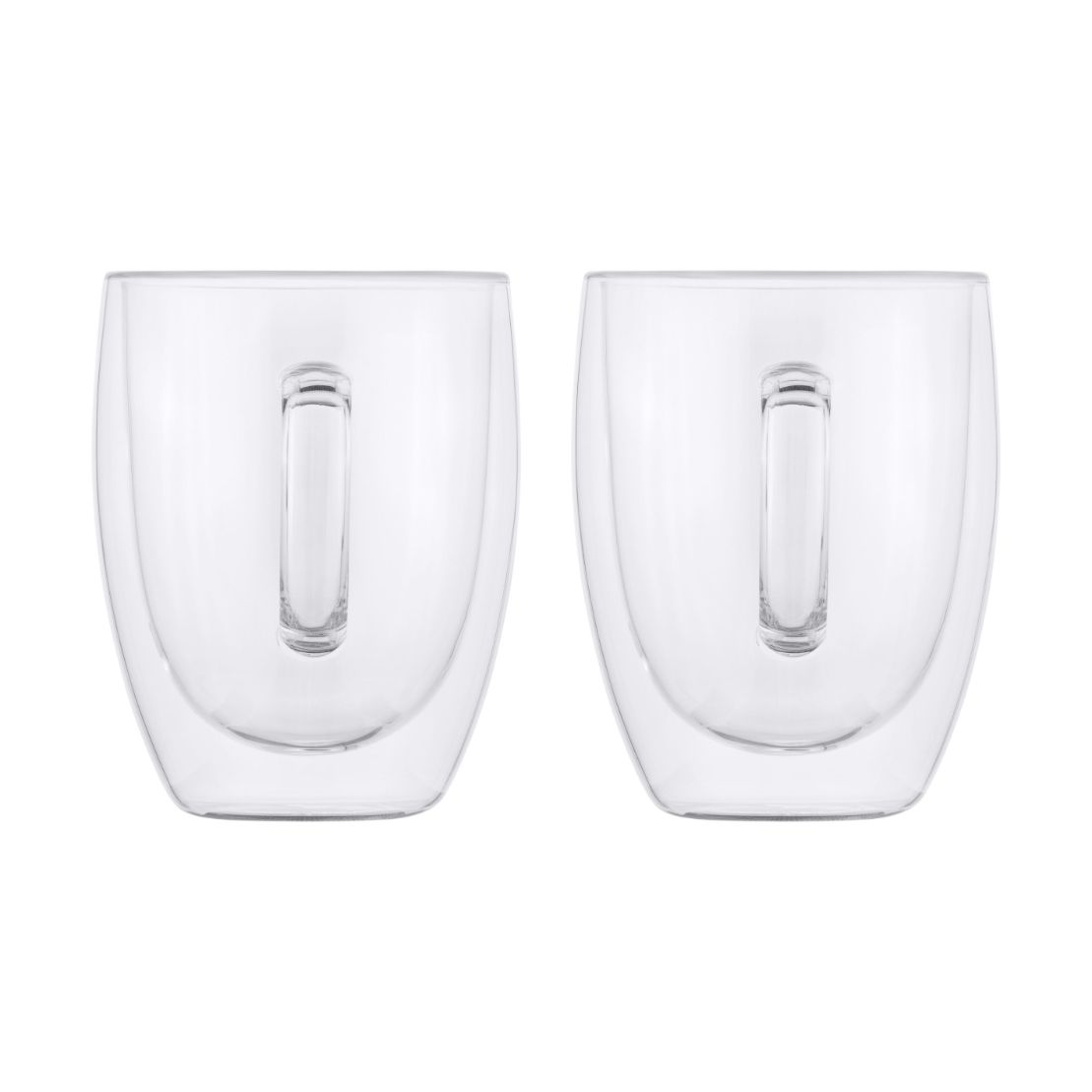 Maxwell & Williams Blend Double Wall Glass Mugs, Set of 2 - Image 4