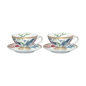 Maxwell & Williams Mystique Demi Cup & Saucer, Set of 2