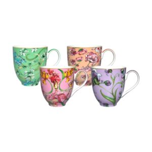 Maxwell & Williams Mystique Coupe Mugs 400ml, Set of 4