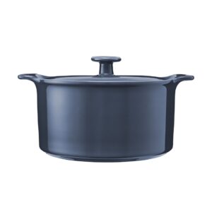 Maxwell & Williams Indulgence Round Casserole 1.3L, Slate Blue