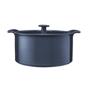 Maxwell & Williams Indulgence Round Casserole 3L, Slate Blue