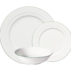 Maxwell & Williams White Basics Edge Rim Dinner Set 12Pc Gift Boxed